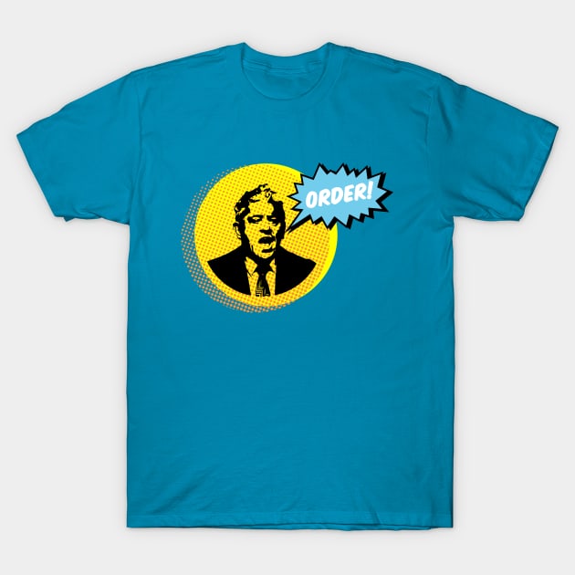 John Bercow - Order! Comic Style T-Shirt by NeonSunset